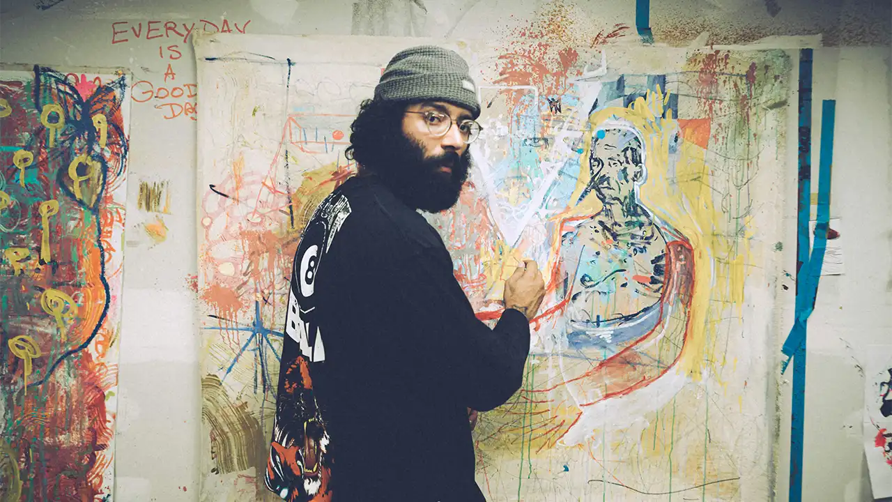 The Art of Blending Graffiti and Canvas The Art of Blending Graffiti and Canvas