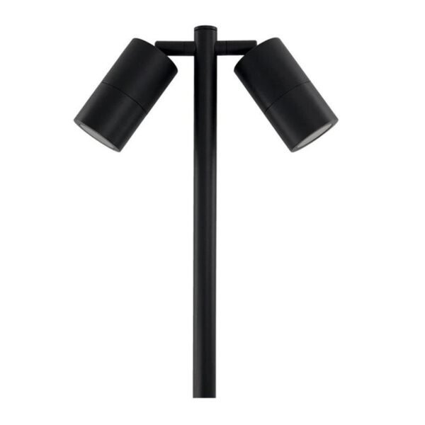 black double head garden spike light mr16 (ga3132l)