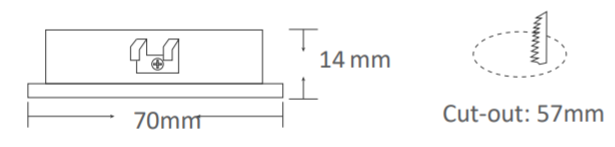 3w led cabinet light (se dl103 sch r tc) 3w led cabinet light (se dl103 sch r tc)