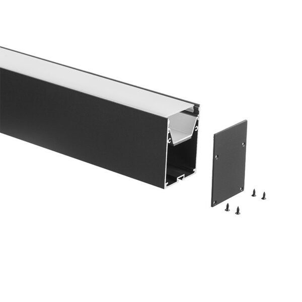 black deep aluminium profile (se a5575 bk)