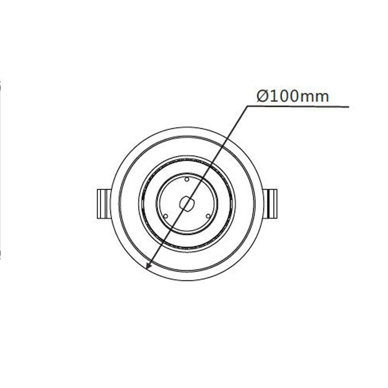 13w frameless downlight (dl9530 blk) 13w frameless downlight (dl9530 blk)