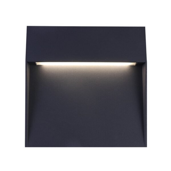black square led wall light (se w13531)