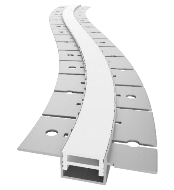 plaster flexible aluminium profile (se p6015)