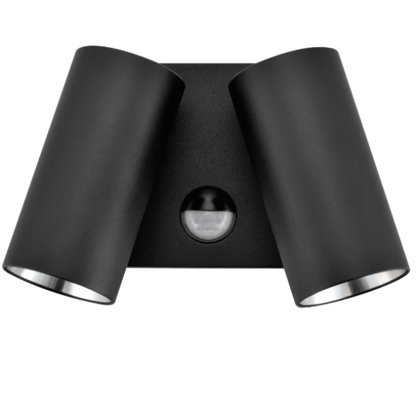 16w twin adjustable sensor led light (se 253 tc bk)