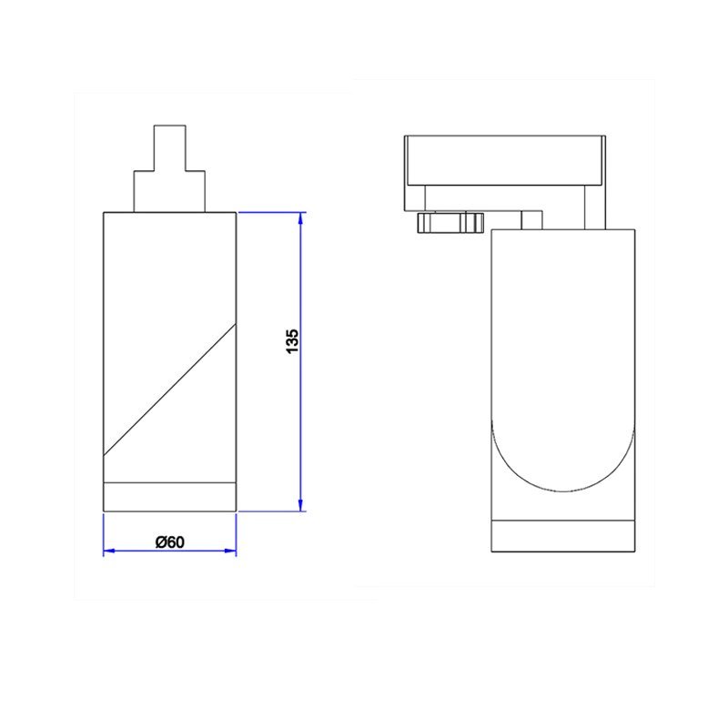 12w gimble led track light (th17)single circuit 12w gimble led track light (th17)single circuit