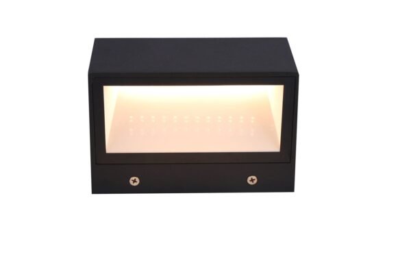 black up & down led wall light (se w1128 tc)