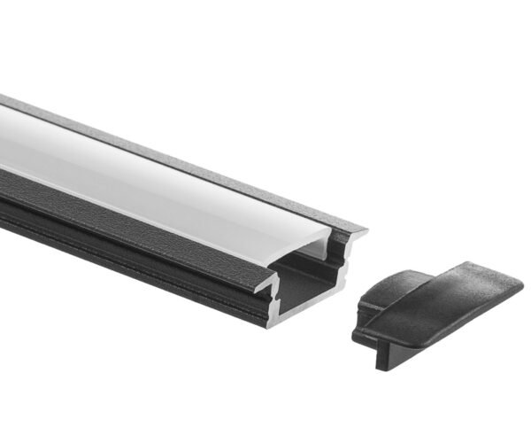 black recessed profile (se a001 bk)