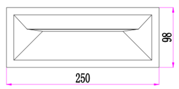 matt grey led brick light (se st13305 g 13w) matt grey led brick light (se st13305 g 13w)