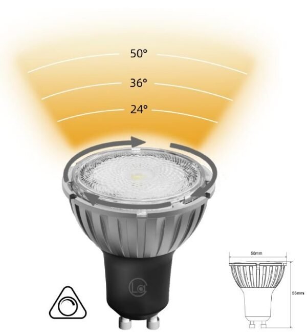 gu10 zoomable beam (gu10 zoom)