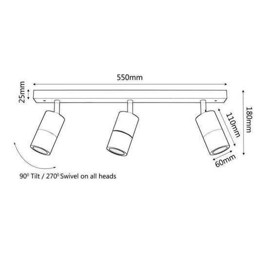 3 adj surface ceilling light (2143) 3 adj surface ceilling light (2143)