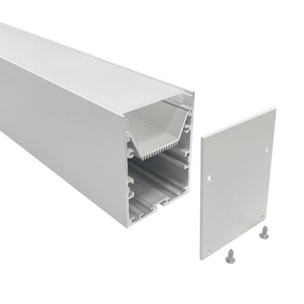 white deep aluminium profile (se a5575 wh)