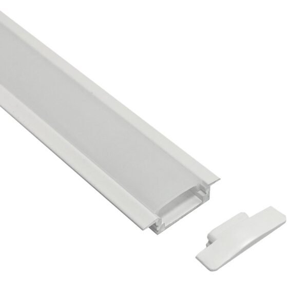 white recessed profile (se a001 wh)