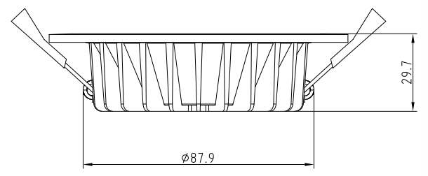 13w low profile smd downlight (dl1349 tc) 13w low profile smd downlight (dl1349 tc)