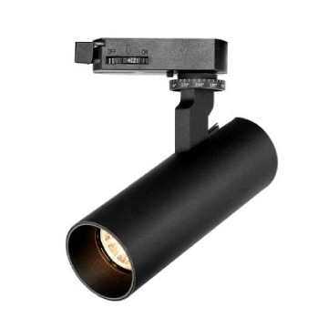 30w led track light (th25 tc) black