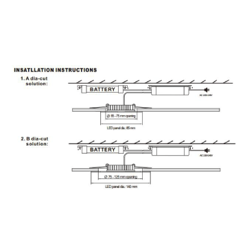 led emergency light (3001bk) led emergency light (3001bk)